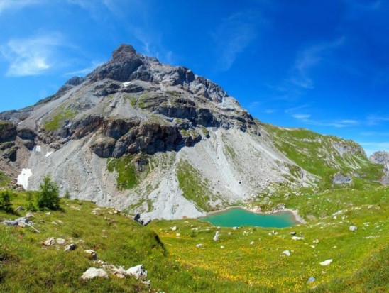 Wanderung zum Neukarsee und Faulkogel in Flachau